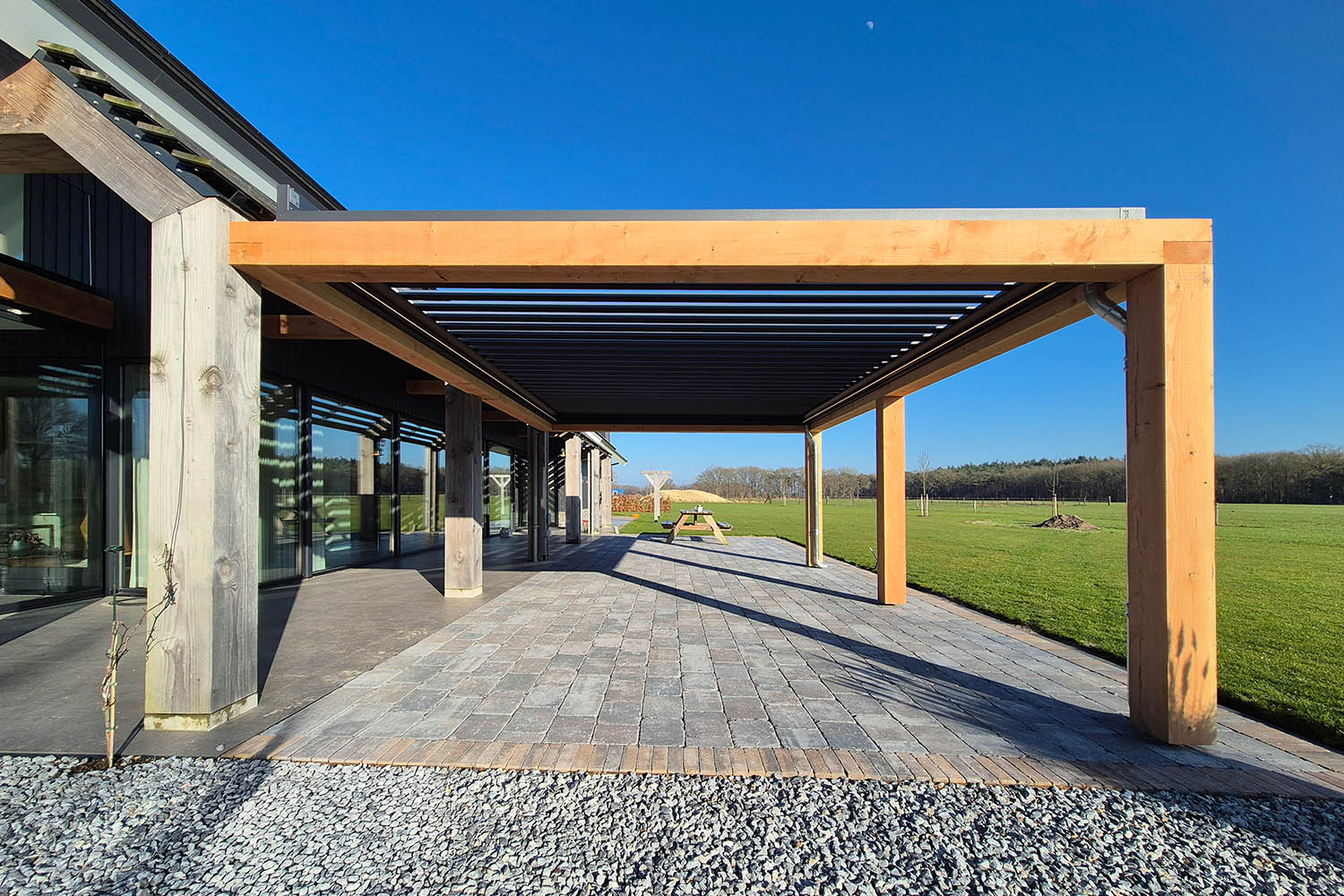 Inbouw-lamellendak-7 Carport installeren