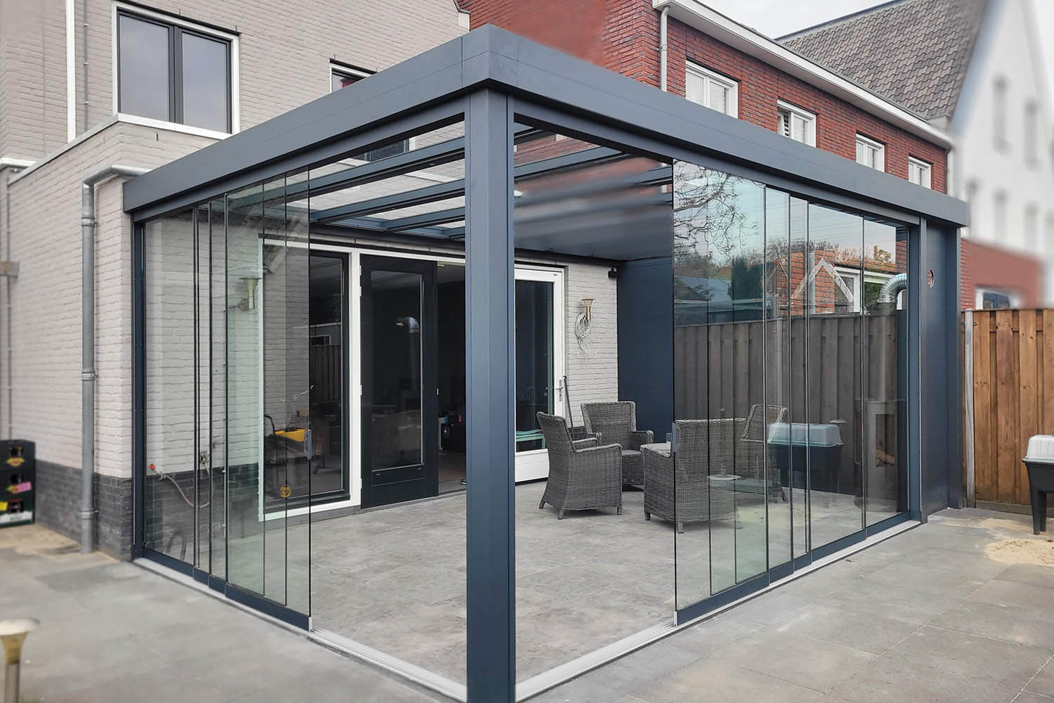 Flatroof overkappingen DS overkappingen