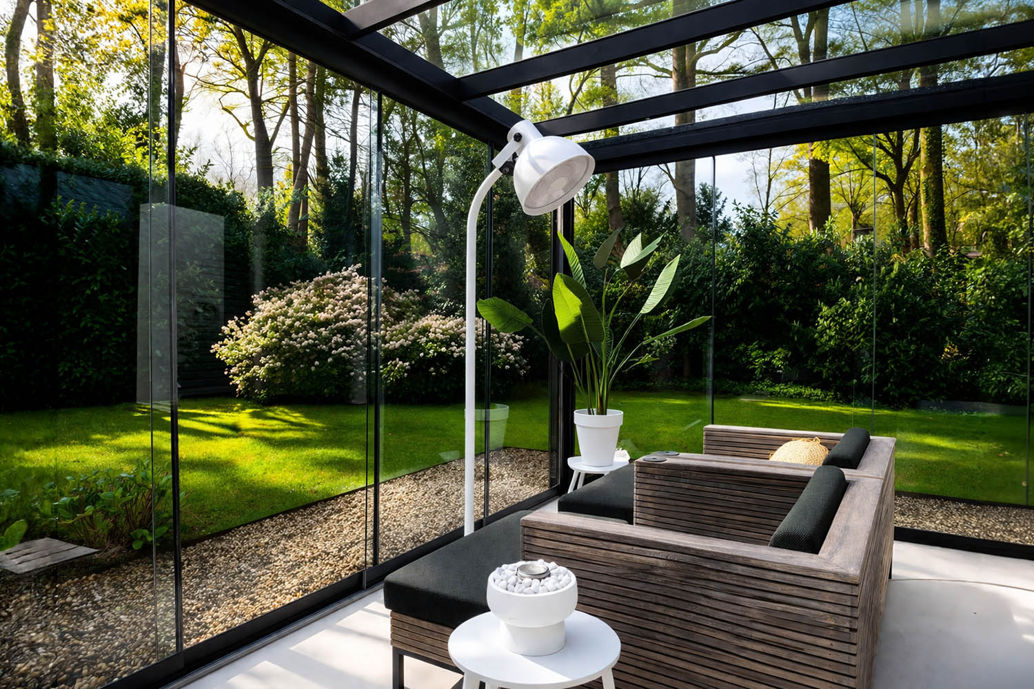 Glazen Schuifdeuren Waddinxveen voor overkapping en tuinkamer