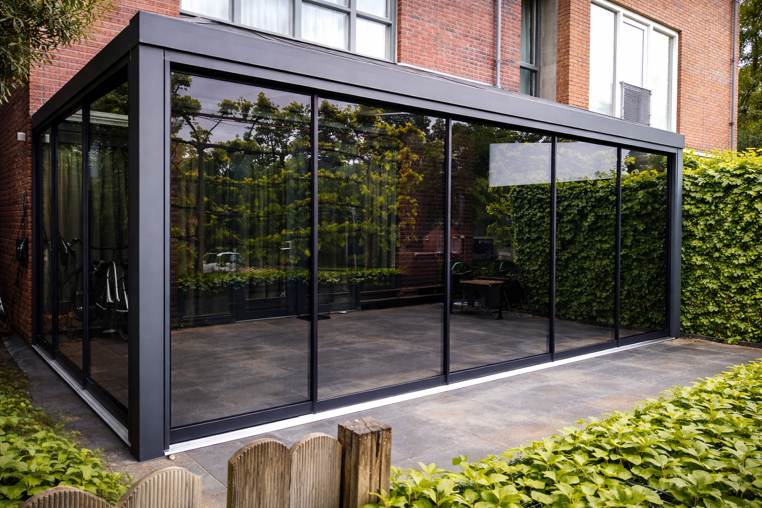 Glazen Schuifdeuren Waddinxveen met 10 mm veiligheidsglas