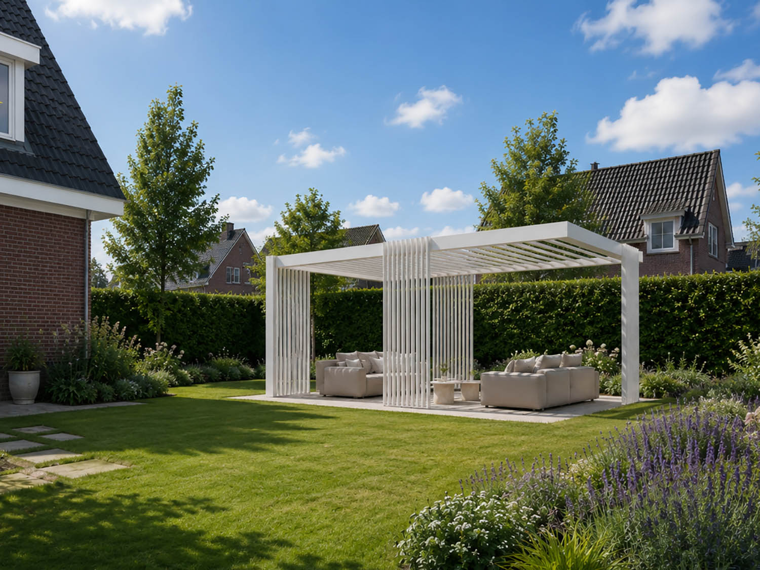 CODE design overkapping voor tuin